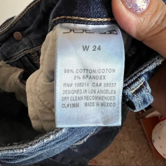 Joes Keagan Distressed Cropped Skinny Denim Jeans - Picture 7 of 8